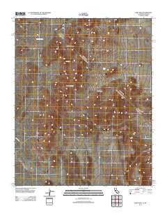Hart Peak California Historical topographic map, 1:24000 scale, 7.5 X 7.5 Minute, Year 2012