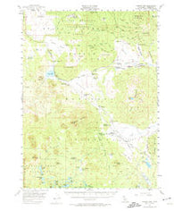 Harvey Mtn California Historical topographic map, 1:62500 scale, 15 X 15 Minute, Year 1956