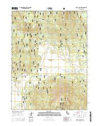 Harvey Mountain California Current topographic map, 1:24000 scale, 7.5 X 7.5 Minute, Year 2015
