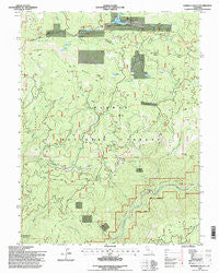 Haskins Valley California Historical topographic map, 1:24000 scale, 7.5 X 7.5 Minute, Year 1994