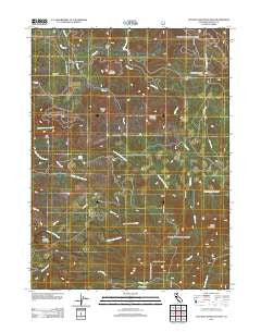 Hatchet Mountain Pass California Historical topographic map, 1:24000 scale, 7.5 X 7.5 Minute, Year 2012