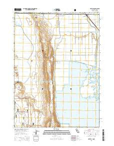 Hatfield California Current topographic map, 1:24000 scale, 7.5 X 7.5 Minute, Year 2015