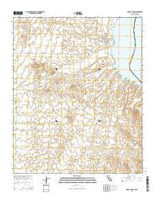 Havasu Lake California Current topographic map, 1:24000 scale, 7.5 X 7.5 Minute, Year 2015