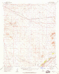 Hawes California Historical topographic map, 1:62500 scale, 15 X 15 Minute, Year 1956