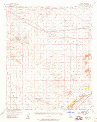 Hawes California Historical topographic map, 1:62500 scale, 15 X 15 Minute, Year 1956