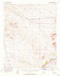 Hawes California Historical topographic map, 1:62500 scale, 15 X 15 Minute, Year 1956