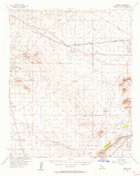 Hawes California Historical topographic map, 1:62500 scale, 15 X 15 Minute, Year 1956
