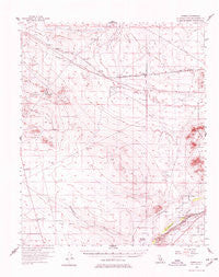 Hawes California Historical topographic map, 1:62500 scale, 15 X 15 Minute, Year 1956