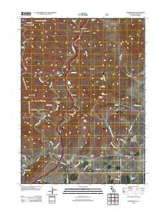 Hawkinsville California Historical topographic map, 1:24000 scale, 7.5 X 7.5 Minute, Year 2012