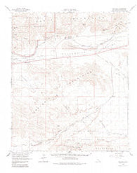 Hayfield California Historical topographic map, 1:62500 scale, 15 X 15 Minute, Year 1963