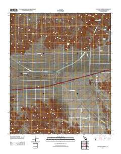Hayfield Spring California Historical topographic map, 1:24000 scale, 7.5 X 7.5 Minute, Year 2012