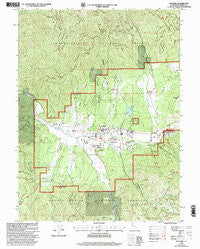Hayfork California Historical topographic map, 1:24000 scale, 7.5 X 7.5 Minute, Year 1998