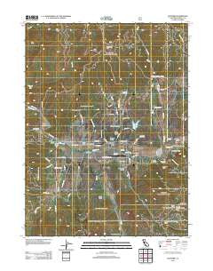 Hayfork California Historical topographic map, 1:24000 scale, 7.5 X 7.5 Minute, Year 2012