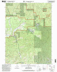 Hayfork Summit California Historical topographic map, 1:24000 scale, 7.5 X 7.5 Minute, Year 1998
