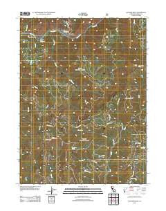 Hayfork Bally California Historical topographic map, 1:24000 scale, 7.5 X 7.5 Minute, Year 2012