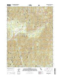 Hayfork Summit California Current topographic map, 1:24000 scale, 7.5 X 7.5 Minute, Year 2015