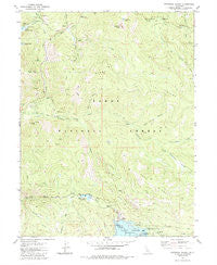 Haypress Valley California Historical topographic map, 1:24000 scale, 7.5 X 7.5 Minute, Year 1981