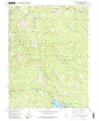 Haypress Valley California Historical topographic map, 1:24000 scale, 7.5 X 7.5 Minute, Year 1981