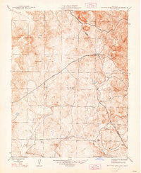 Haystack Mountain California Historical topographic map, 1:24000 scale, 7.5 X 7.5 Minute, Year 1948