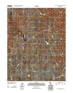 Haystack Mountain California Historical topographic map, 1:24000 scale, 7.5 X 7.5 Minute, Year 2012