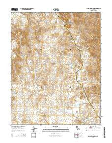 Haystack Mountain California Current topographic map, 1:24000 scale, 7.5 X 7.5 Minute, Year 2015