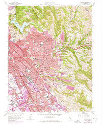 Hayward California Historical topographic map, 1:24000 scale, 7.5 X 7.5 Minute, Year 1959