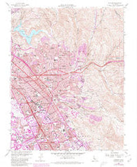 Hayward California Historical topographic map, 1:24000 scale, 7.5 X 7.5 Minute, Year 1959