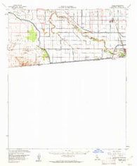 Heber California Historical topographic map, 1:62500 scale, 15 X 15 Minute, Year 1957
