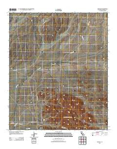 Hedges California Historical topographic map, 1:24000 scale, 7.5 X 7.5 Minute, Year 2012