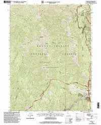 Helena California Historical topographic map, 1:24000 scale, 7.5 X 7.5 Minute, Year 1998
