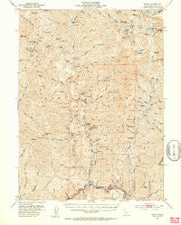 Helena California Historical topographic map, 1:62500 scale, 15 X 15 Minute, Year 1951