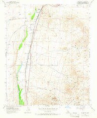 Helendale California Historical topographic map, 1:24000 scale, 7.5 X 7.5 Minute, Year 1956
