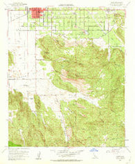 Hemet California Historical topographic map, 1:24000 scale, 7.5 X 7.5 Minute, Year 1953