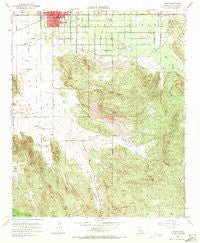 Hemet California Historical topographic map, 1:24000 scale, 7.5 X 7.5 Minute, Year 1953