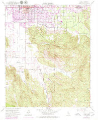 Hemet California Historical topographic map, 1:24000 scale, 7.5 X 7.5 Minute, Year 1953
