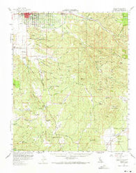 Hemet California Historical topographic map, 1:62500 scale, 15 X 15 Minute, Year 1957