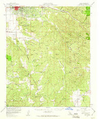 Hemet California Historical topographic map, 1:62500 scale, 15 X 15 Minute, Year 1957