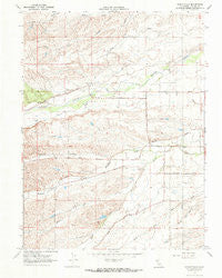Henleyville California Historical topographic map, 1:24000 scale, 7.5 X 7.5 Minute, Year 1967