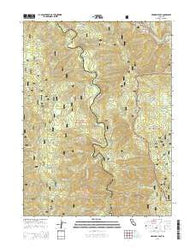 Hennessy Peak California Current topographic map, 1:24000 scale, 7.5 X 7.5 Minute, Year 2015