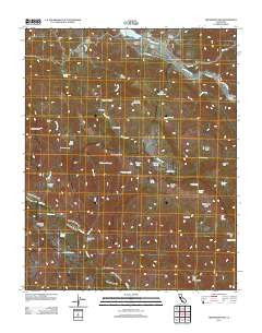 Hepsedam Peak California Historical topographic map, 1:24000 scale, 7.5 X 7.5 Minute, Year 2012