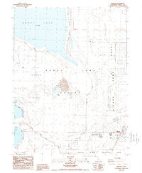 Herlong California Historical topographic map, 1:24000 scale, 7.5 X 7.5 Minute, Year 1988