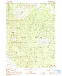 Hermit Butte California Historical topographic map, 1:24000 scale, 7.5 X 7.5 Minute, Year 1990