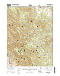 Hermit Butte California Current topographic map, 1:24000 scale, 7.5 X 7.5 Minute, Year 2015