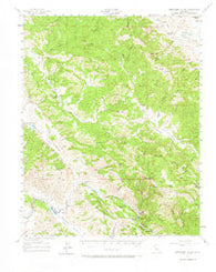 Hernandez Valley California Historical topographic map, 1:62500 scale, 15 X 15 Minute, Year 1957