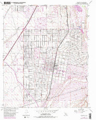 Hesperia California Historical topographic map, 1:24000 scale, 7.5 X 7.5 Minute, Year 1956