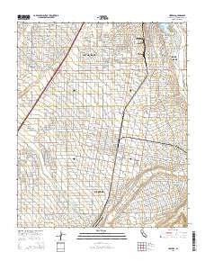 Hesperia California Current topographic map, 1:24000 scale, 7.5 X 7.5 Minute, Year 2015
