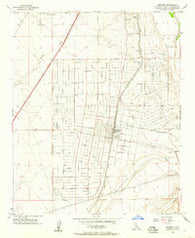Hesperia California Historical topographic map, 1:24000 scale, 7.5 X 7.5 Minute, Year 1956