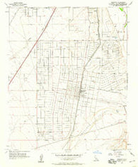 Hesperia California Historical topographic map, 1:24000 scale, 7.5 X 7.5 Minute, Year 1956