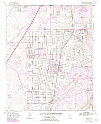 Hesperia California Historical topographic map, 1:24000 scale, 7.5 X 7.5 Minute, Year 1956