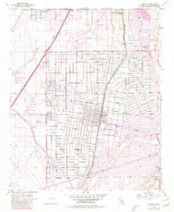 Hesperia California Historical topographic map, 1:24000 scale, 7.5 X 7.5 Minute, Year 1956